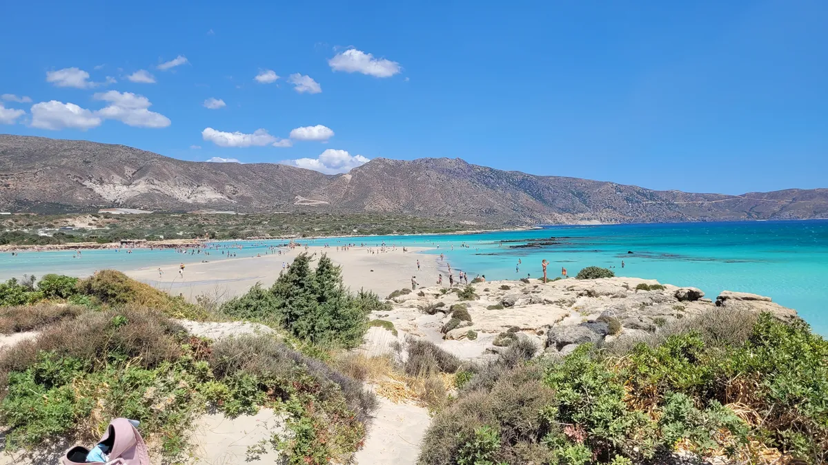 L'îlot d'Elafonisi et ses eaux turquoise, Crète occidentale